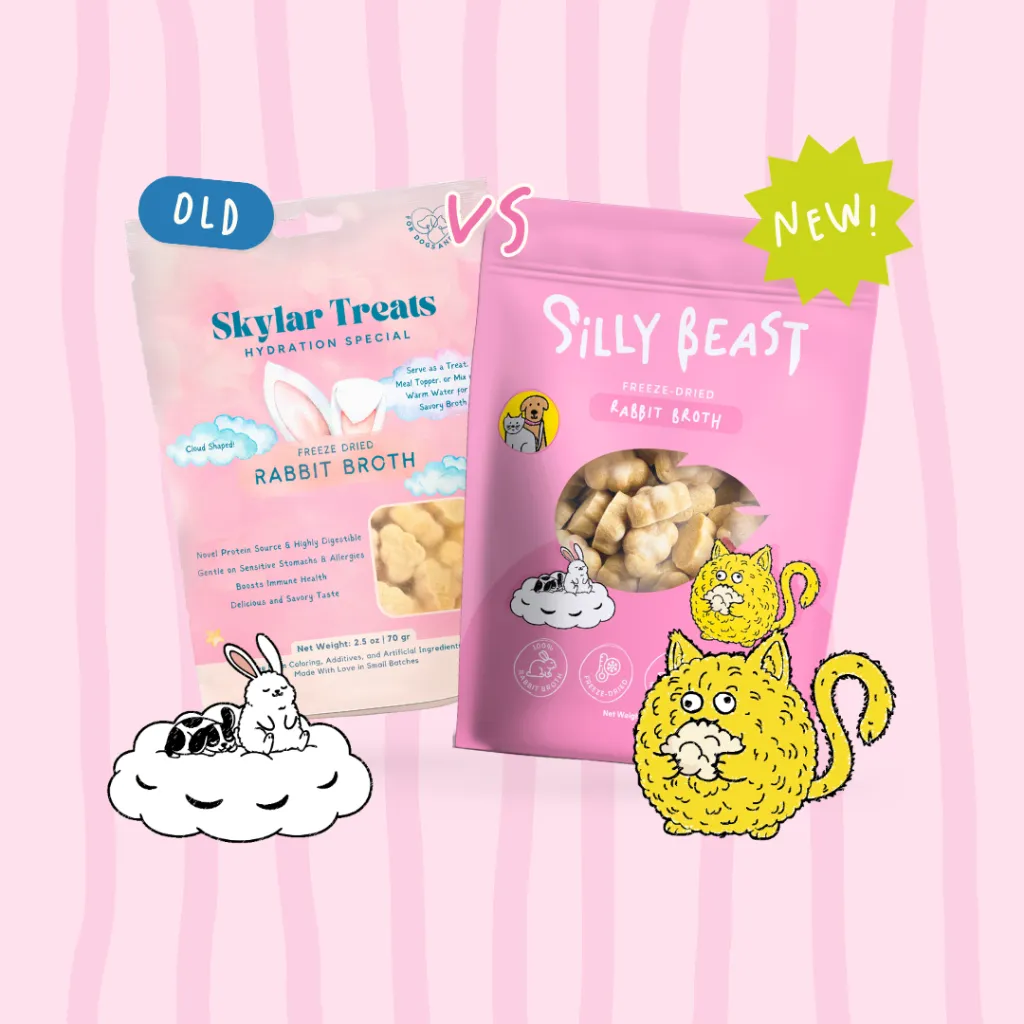 SILLY BEAST Rabbit Broth | Snack Anjing Kucing: Kaldu Kelinci Freeze ...